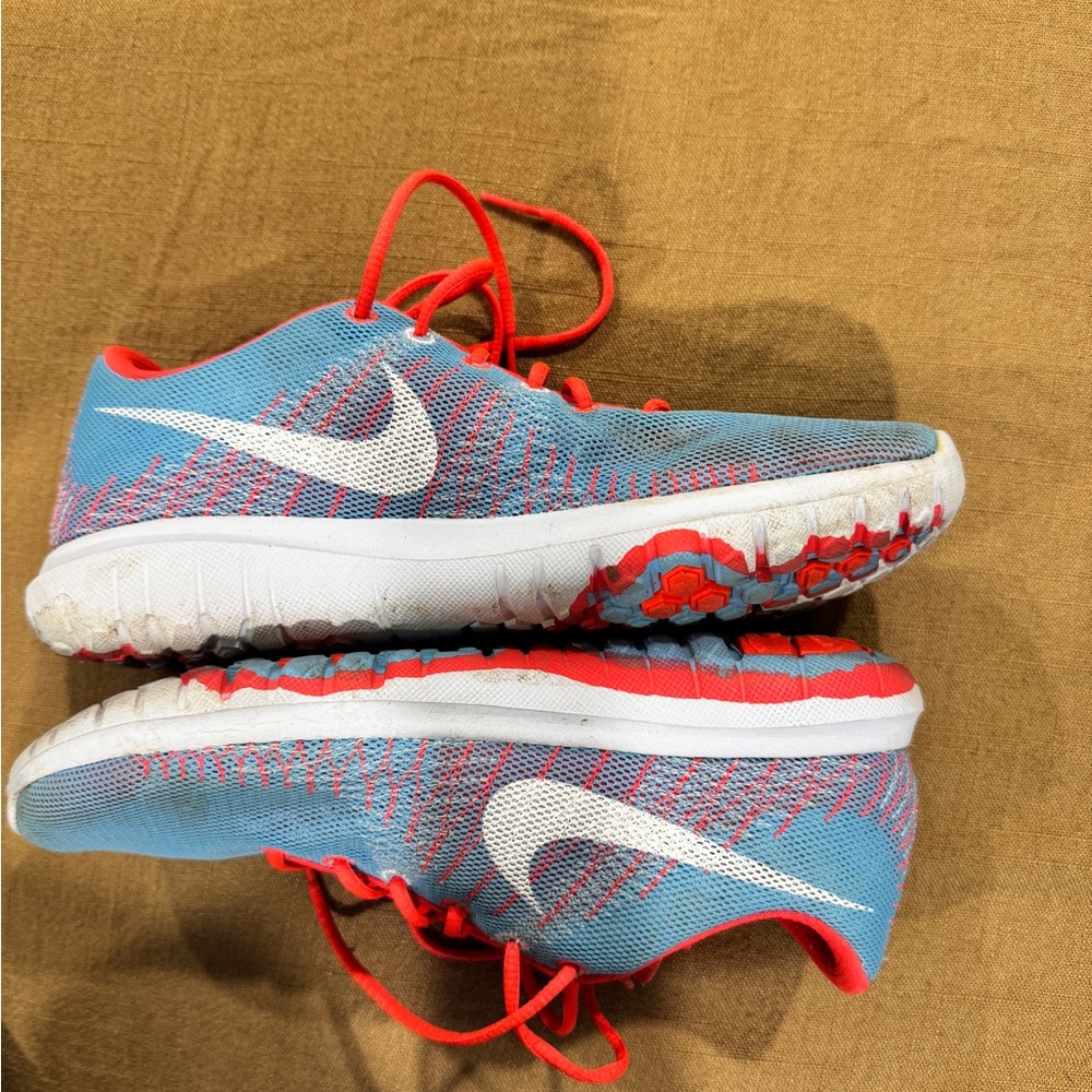 Nike Blue and Red Athletic Shoes